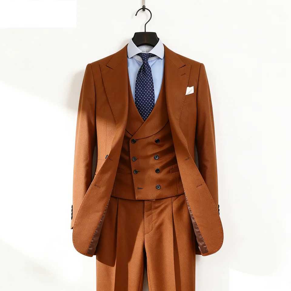 Fato de smoking vermelho longo masculino blazer de baile jaqueta personalizada colete calas desenhos chineses casaco suav M260313