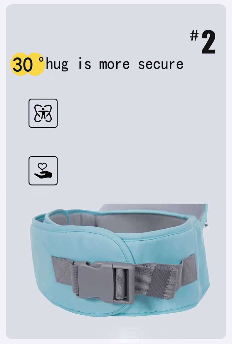 New Baby Waist Bench Strap Lightweight Breathable Multi-Functional Front Hugging Seat Stool Single Stool for Infants X260313