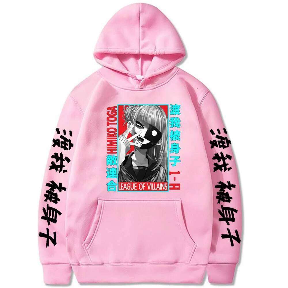 Himiko Toga My Hero Academia Hoodie Fashion Japanese Anime Sweatshirt Hip Hop Casual Unisex Autumn Winter Fleece Streetwear Tops Z260314