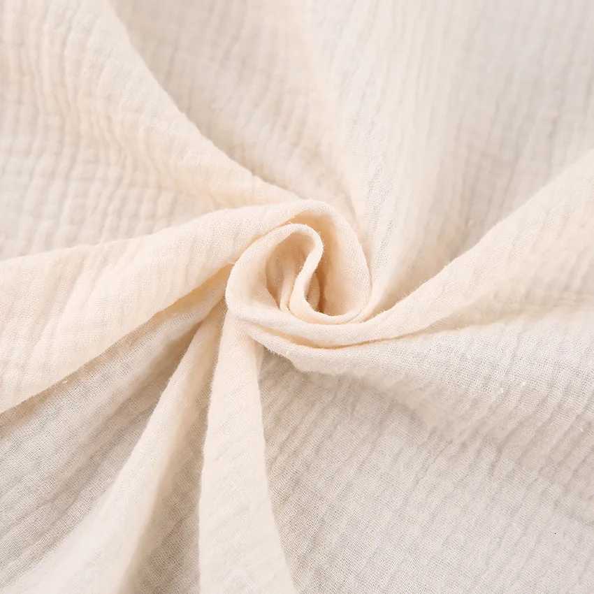 JHJN Pure Cotton Within Strap Dress For Women On Vacation Seaside V-neck Crape Commute Temperament Slit SkirtT260314