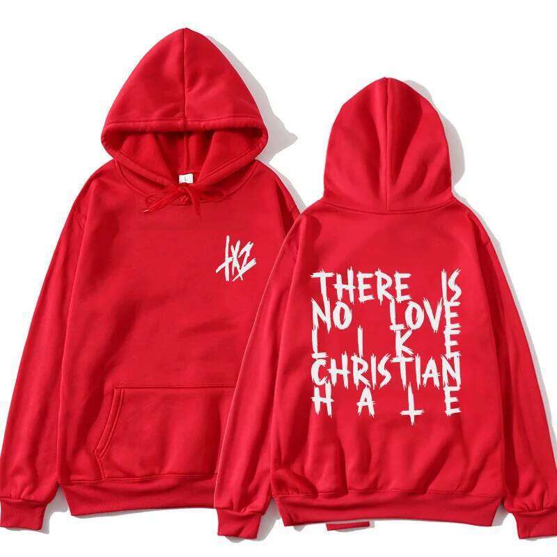 TX2 Merch No Love Song Printed Hoodie Unisex Hip Hop Autumn Winter Sweatshirt Hoody Tracksuit Z260314