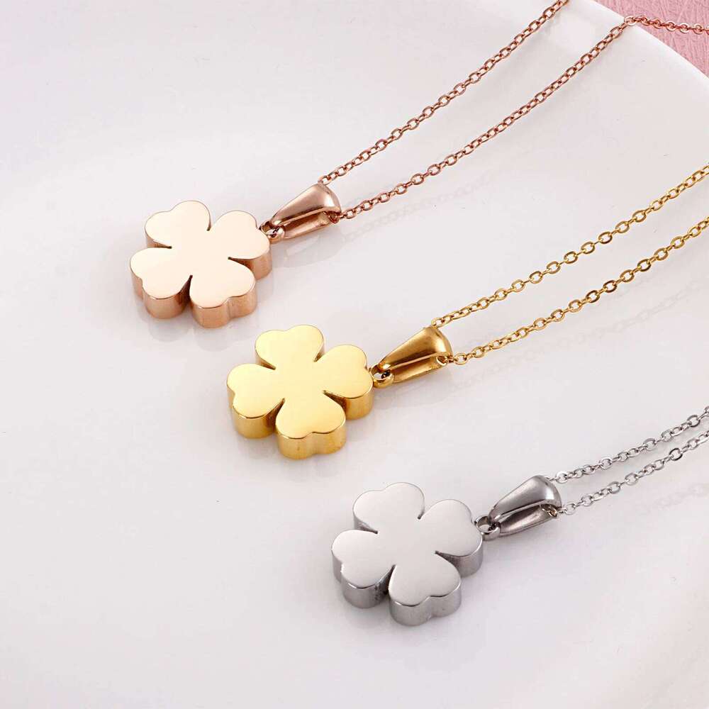 Stainless Steel Cr Necklace For Women Pendant Choker Fashion Simple Cheap Jewelry Accessories H260312