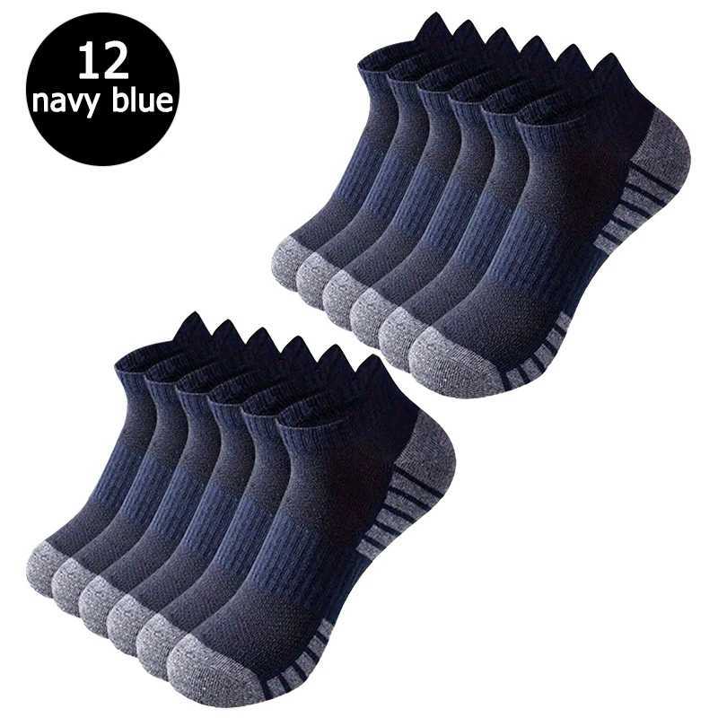 6/12 pairs of anti odor and sweat absorbing mesh breathable socks suitable for running outdoor sports mens and womens socks D260313