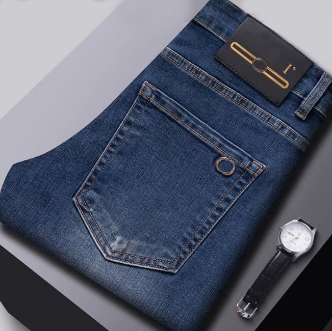 2025 New Fashion jeans Denim Trousers Mens Business casual Jeans Designer Jean men Pants High-end Quality Straight Design Retro Streetwear Casual long trousers g996