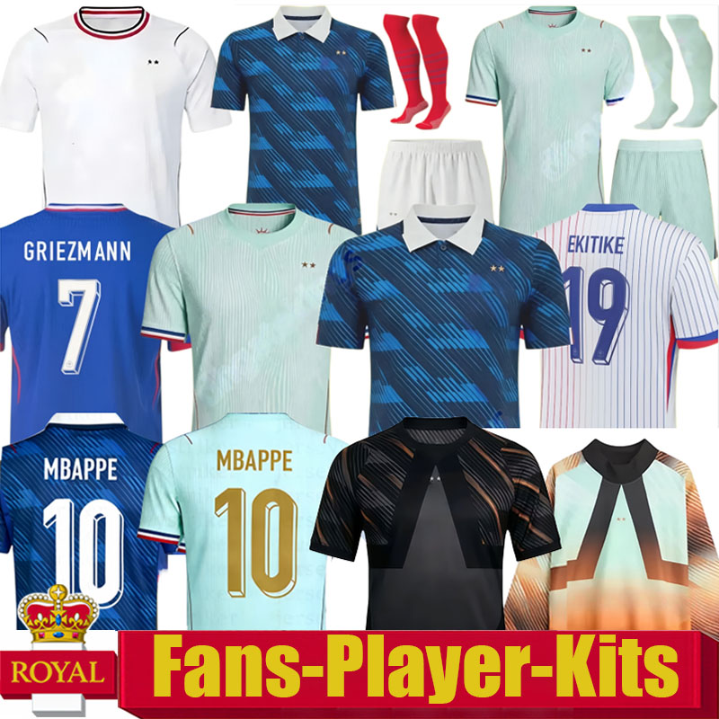 france jersey world cup 2026 French Soccer Jerseys MBAPPE GIROUD DEMBELE EKITIKE Olise GRIEZMANN Kids Women retro Football tops Shirt maillot