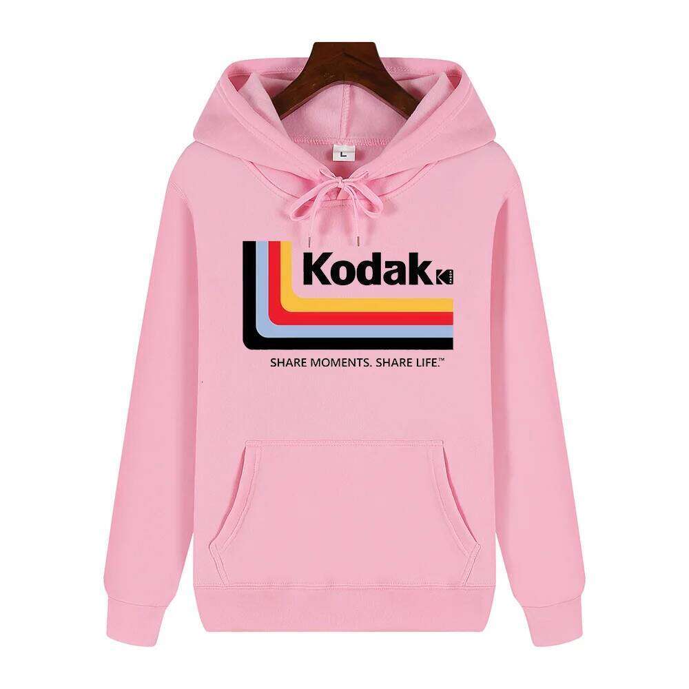 Kodak Brand Autumn/Winter Daily Outdoor Sports Leisure Warm Trend Y2K Print Men's Hoodie New Best-selling Street Jacket Clothing Z260314