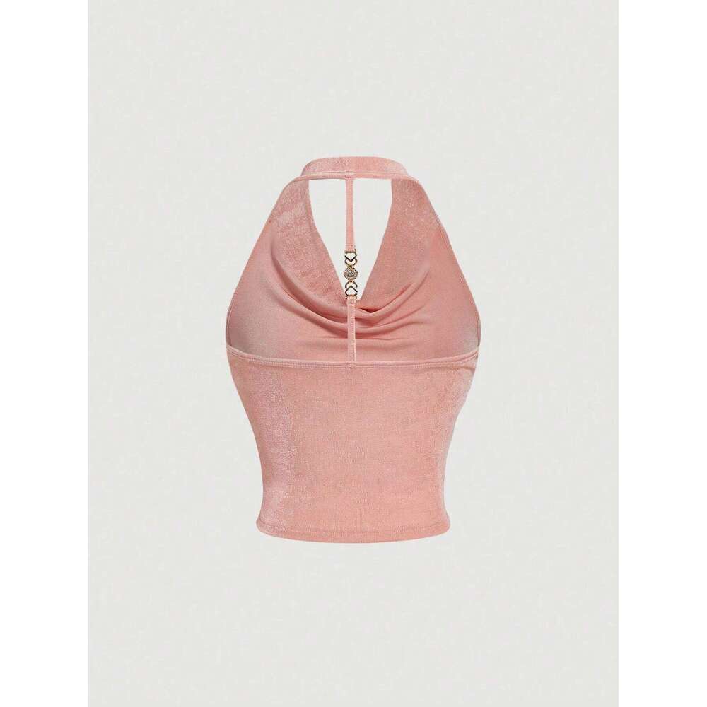 New niche elegant and comfortable halterneck women's vest