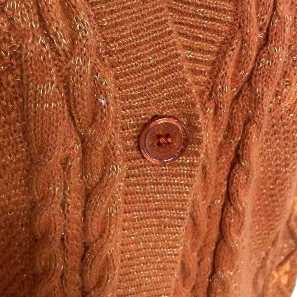 Autumn Women Loose Halloween Orange Cardigan Winter Warm Xmas The Showgirl Style Knitted Oversized Cardigans Female Sweaters Z260314