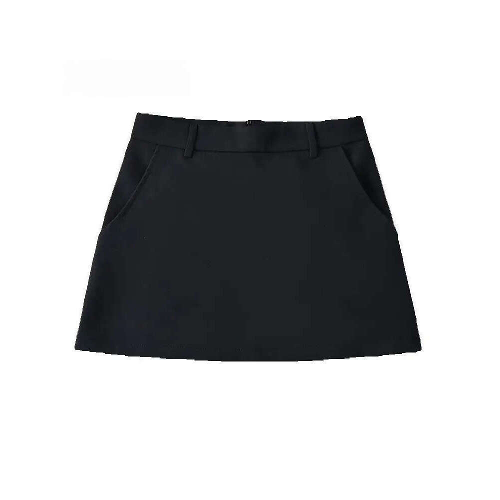 Willshela Women Fashion Solid Back Zipper A-Line Mini Skirt Vintage High Waist Female Chic Lady Skirts Z260314
