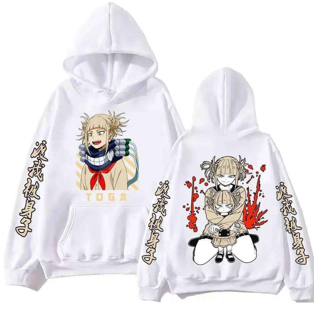 2026 Anime My Hero Academia Himiko Toga Hoodie Hip Hop Oversized high quality Unisex Comfortable Fleece warm top Couples Z260315