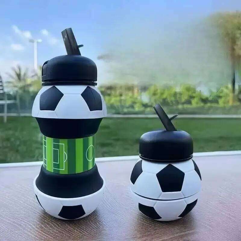 Folding Outdoor Sports Kettle Household Silicone Creative Portable Anti Fall Leak Proof Children's Water Cup Z260314