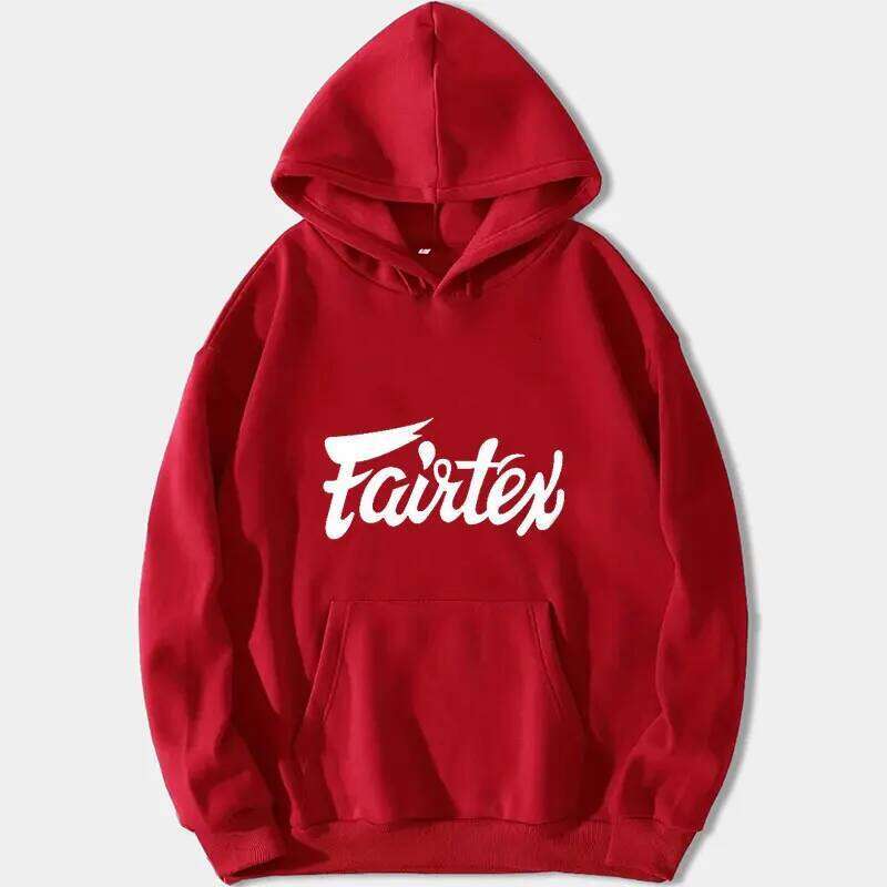 Fairtex Thailand Hoody Muay Thai Kickboxing Casual Sportswear Unisex Autumn Winter Loose Street Fashion Hipster Hooded Pullover Z260314