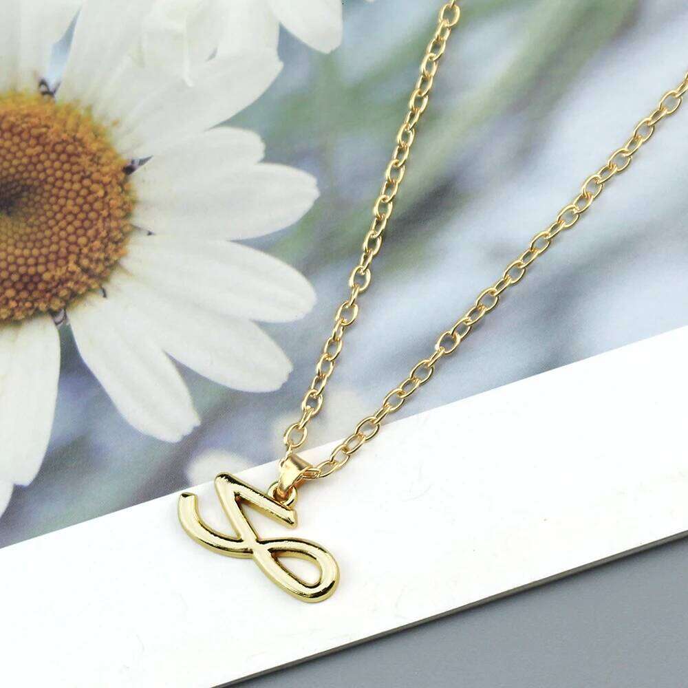 Korean Wave New Jeon Jung Kook Design Letter Necklace Trend Personalized Men's and Women's Jewelry Fans Couple Gifts H260312