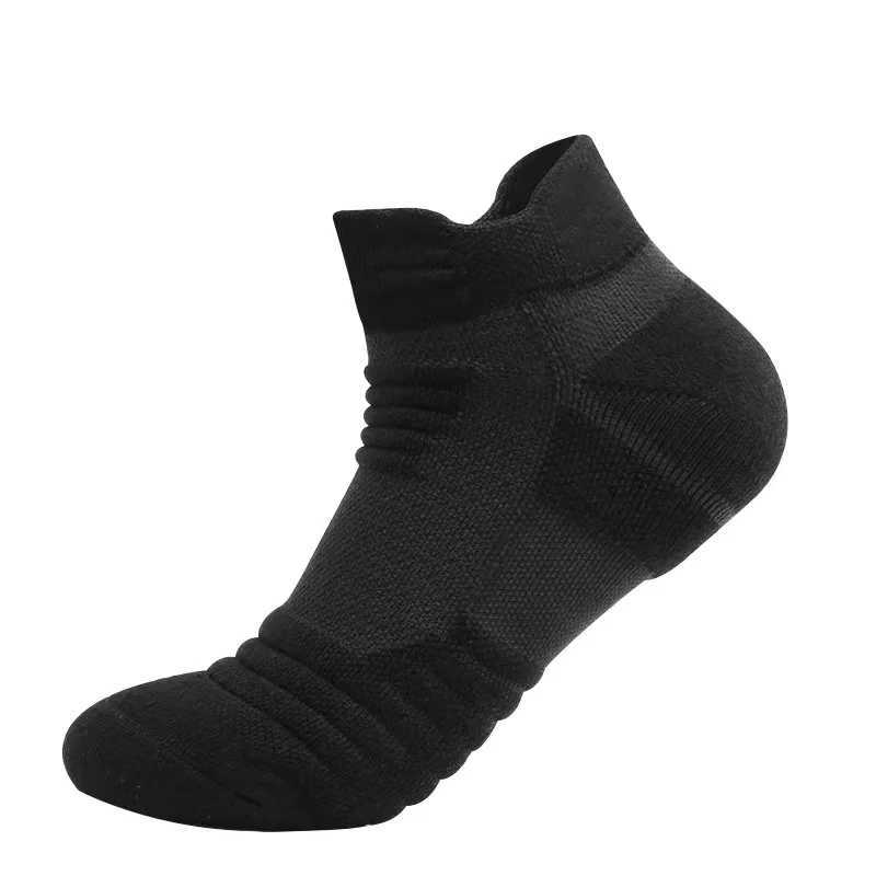 3 Pairs Breathable Mesh Athletic Terry Socks Cushioned Moisture-managing and Durable Reduces Foot for Running Hiking Sports D260313