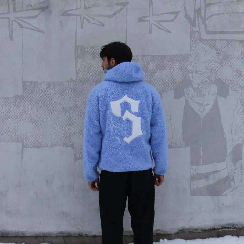 Harajuku Coat autumn winter casual zipper jacket street Fashion fleece men women warm top hoodie hooded loose sweatshirt Z260314