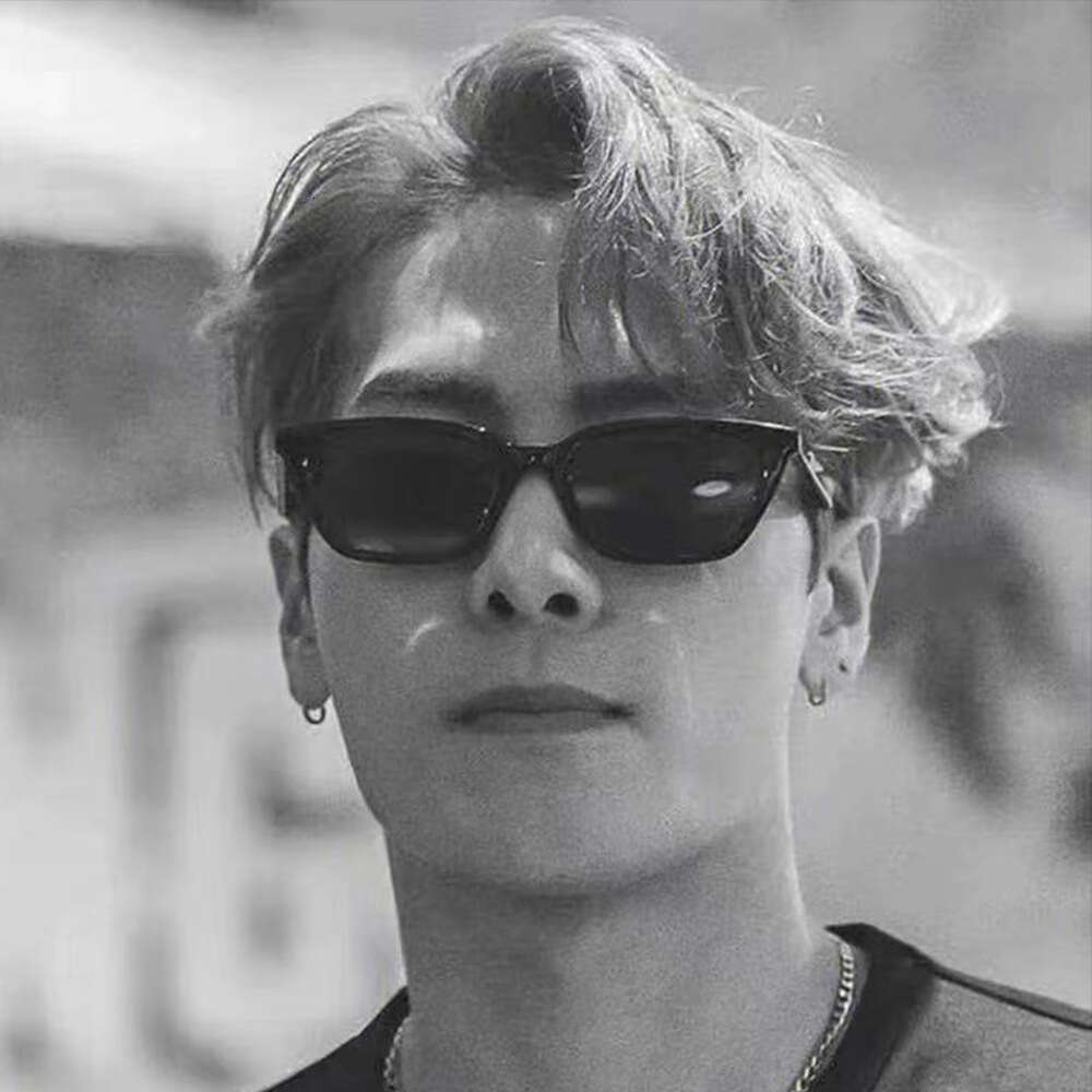 Style GM For Men Trendy High-End Cat Eye Retro Internet Celebrity UV Protection Polarized Sunglasses Liuyuemoshang