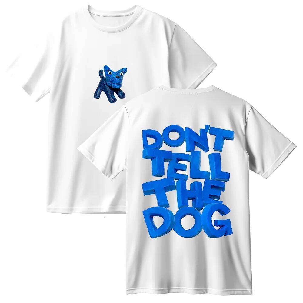 James Marriott Don't Tell The T-Shirt Unisex Indie Music Cartoon Dog Graphic Tee Artistic Print Streetwear for Fans Z260314
