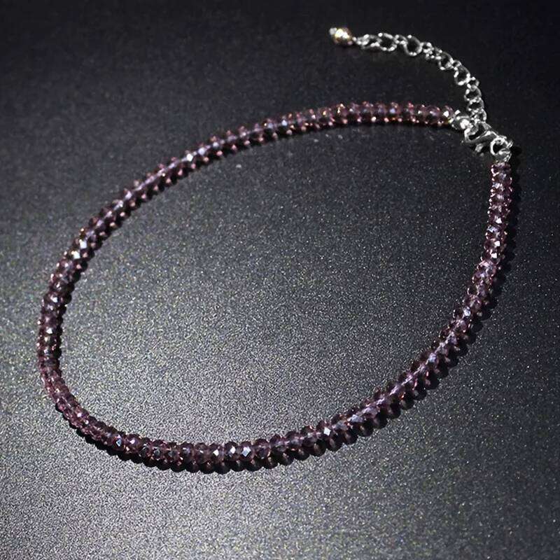 Sparkling Classic Noble Multi-color Artificial Crystal Necklace Neck Jewelry For Birthday Valentine's Day rs Gifts H260312