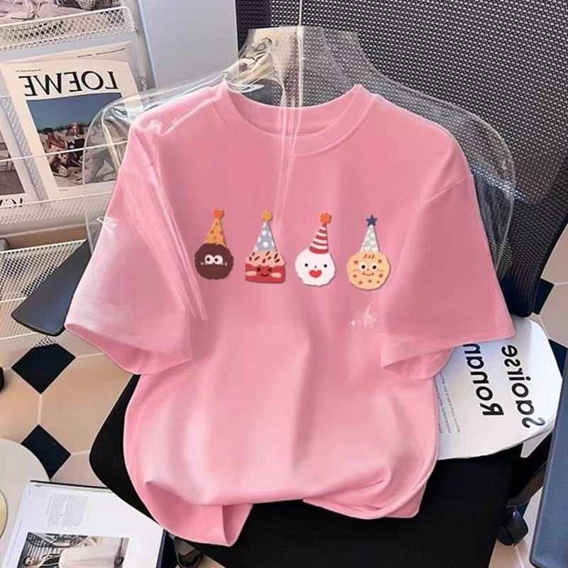 T-shirts White Children's Short Sleeve T-Shirt Pure Cotton New Style for Big Kids Girls Summer Half Sleeve Children's Clothing Top T-Shirt