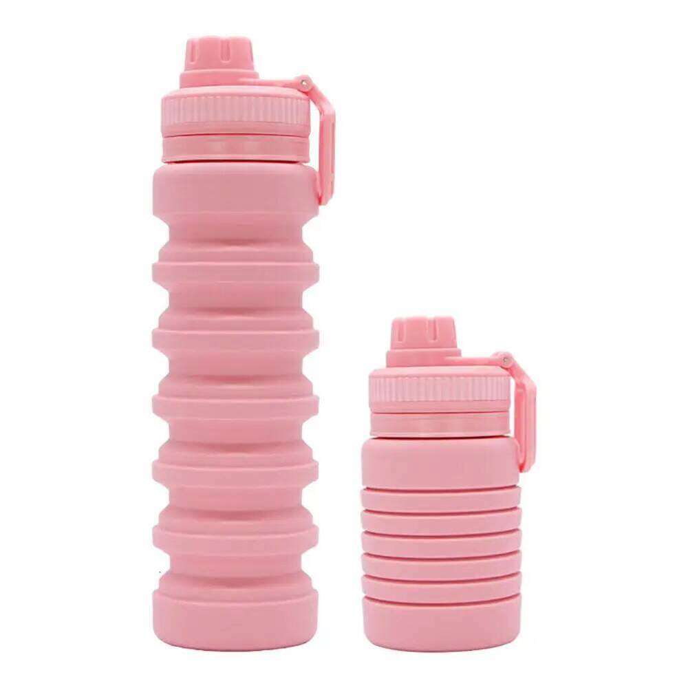750ML Durable Silicone Lightweight Water BPA Free Sports Folding Bottle for Outdoor Z260314