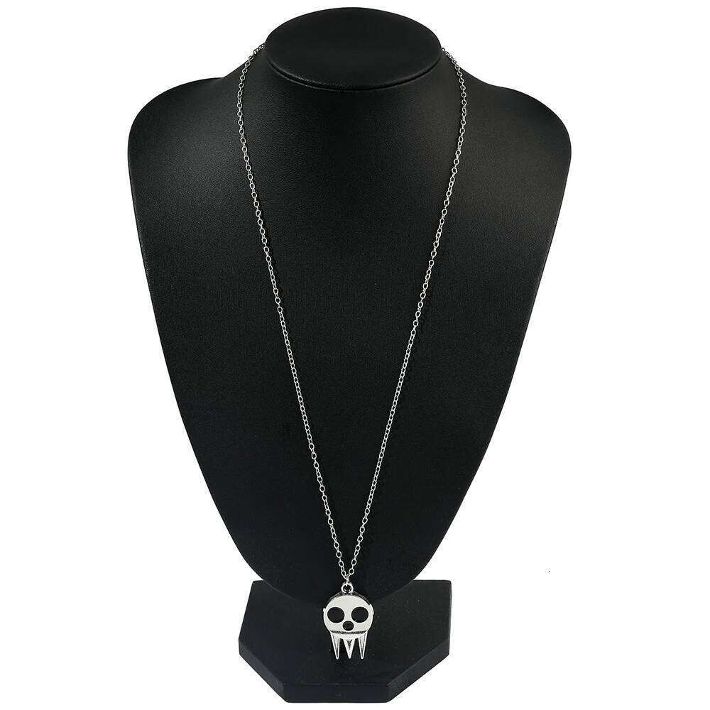 Comics SOUL EATER Death Kid the Same Skull Horror Style Souvenir Props Jewelry Necklace Gift for Fans H260312