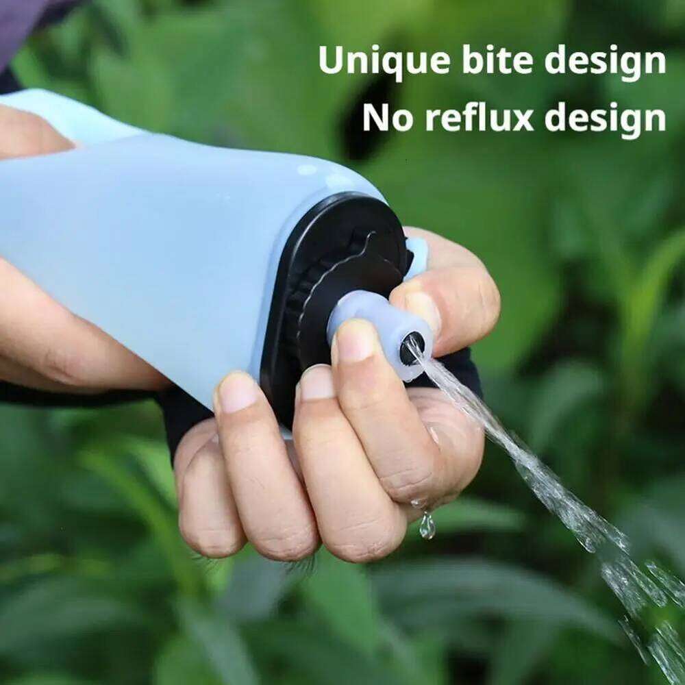 Outdoor Collapsible Silicone Running Camping Hiking Travel Convenient TPU Soft Water Bottle 12oz/350ml Z260314