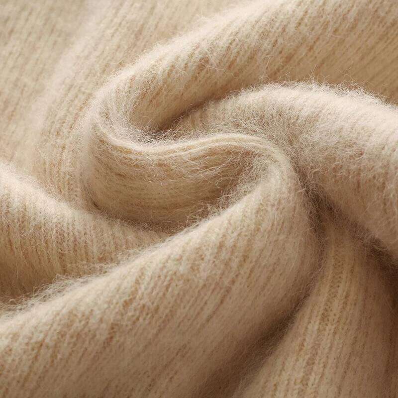 Autumn and winter O-neck sweater dress, 100% mink cashmere knitted simple long style, women's new style pullover dress Z260314