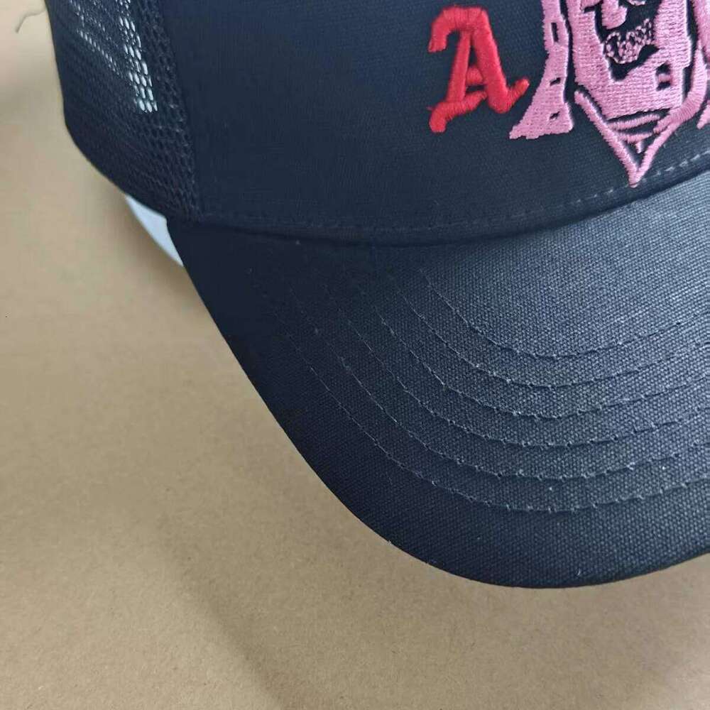 Lettering Embroidered Trucker Hat Adjustable Baseball Cap Z260314