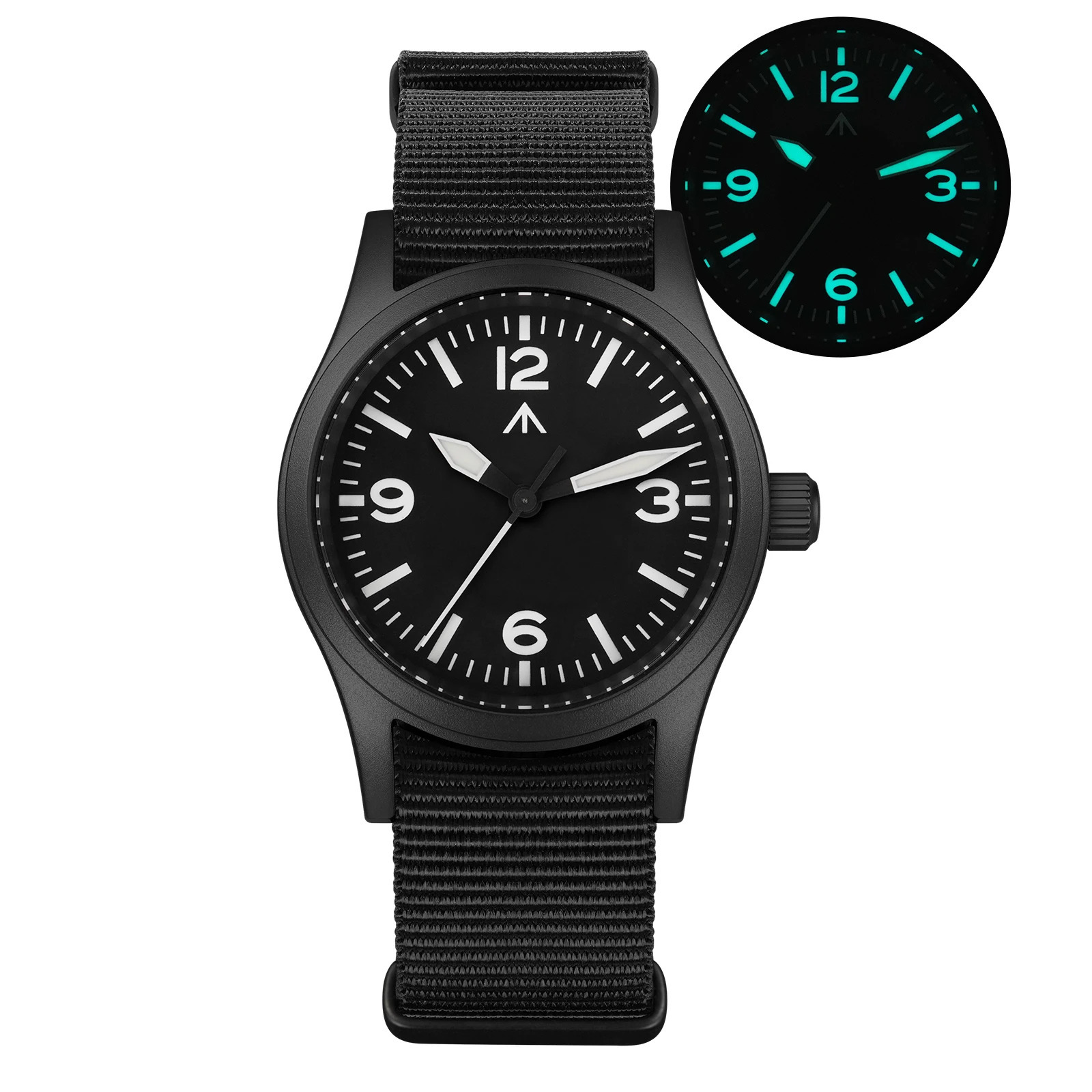 Militado ML05 PVD Black Quartz Wristwatch VH31 Movement Sapphire Mirror BGW9 316L Case Waterproof 38Mm Vintage Watch 260304 - view 7