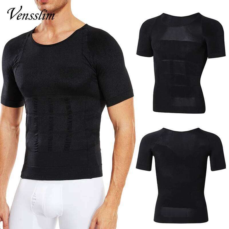 Vensslim Men Slimming Body Shaper Belly Control Shapewear Man Shapers Underwear Waist Top Corrective Posture Vest Corset 26Y0313