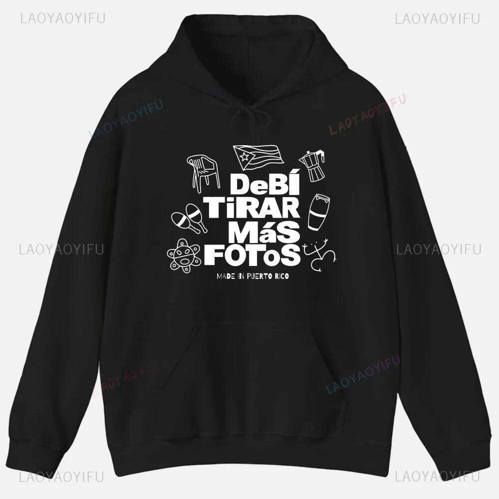 DTMF Deb Tirar Ms Fotos Bad Bunny Men Sweatshirt Graphic Clothing Quality Streetwear Autumn Hoodie Funny Tops PLong Sleeve Z260315