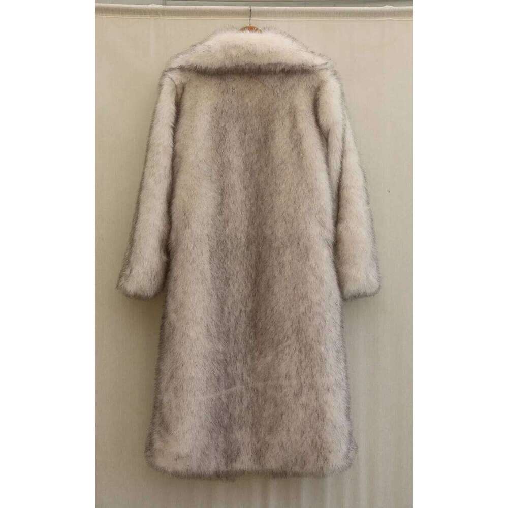 Long Faux Fur Men Autumn Winter Large Men's Jacket Overcoat Mens Clothing Thick Coat Warm Hooded Jackets Maxi Coats Z260313