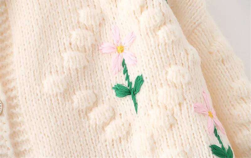 Early Autumn Knitwear Coat Spring Fall New Cardigans Design Embroidered Lazy Sweater For Women Thicken Warm Tops Cardigan Femme Z260313