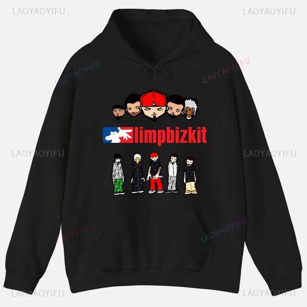 Limp Bizkit Printed Unisex Tops Plain Long Sleeve Sweatshirt Men Clothing Graphic Streetwear Quality Hoodie Autumn Custom Funny Z260314