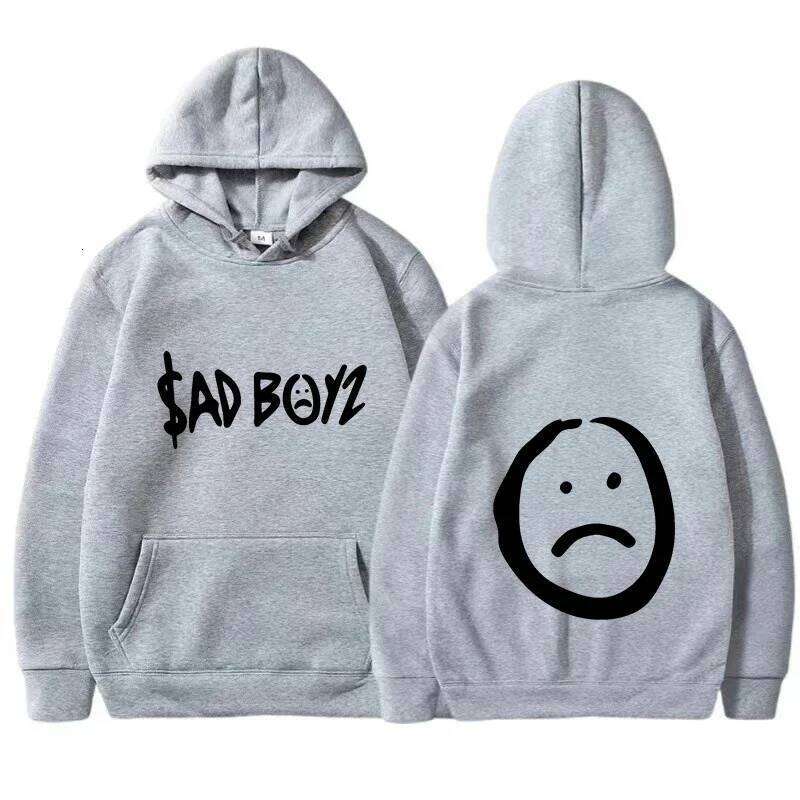 New Junior H Sad Boyz Printed Hoodie World Tour Merch Long Sleeve Streetwear Men Women Hooded Sweatshirt Hip Hop Male Clothes Z260314