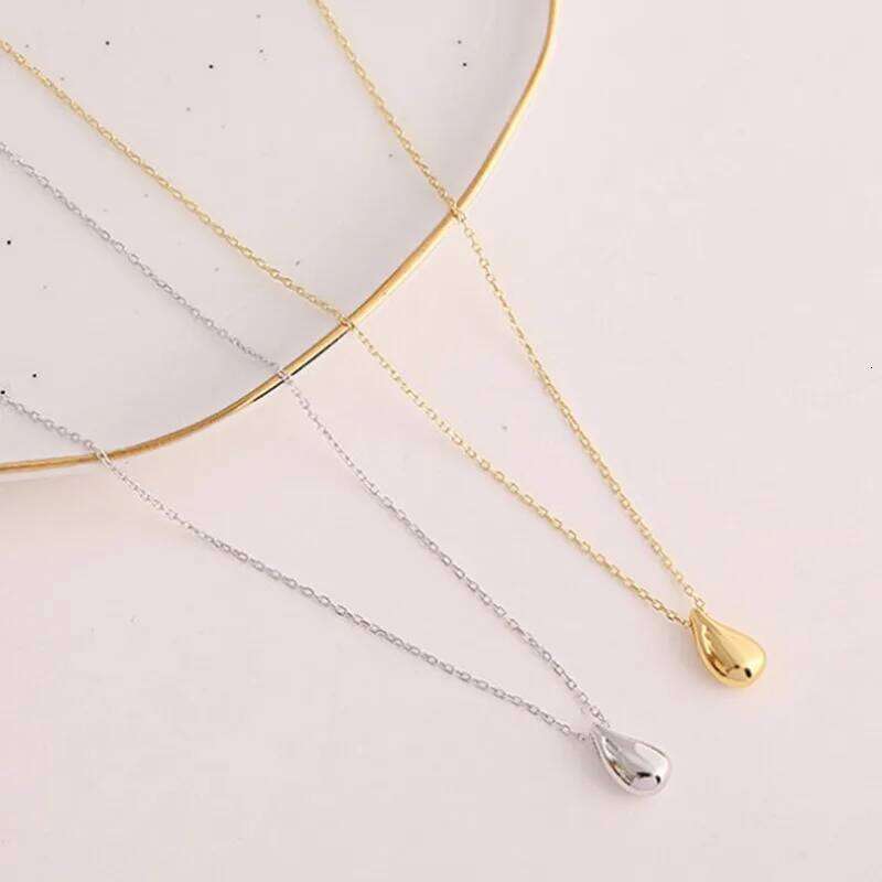 Gold/Silver Plated Pear | Tear Pendant Necklaces Drop Pedant Necklace for Women Birthday Gift H260312