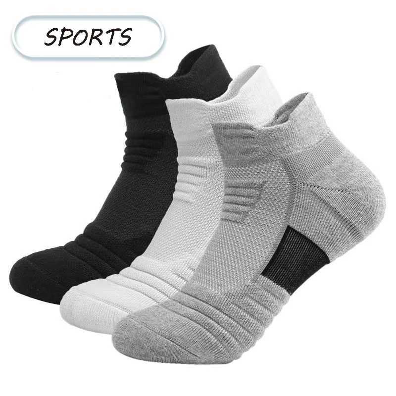 1/3 Pairs Anti-slip Football Socks Men Cotton Sock Short Long Tube Soccer Basketball Sport Socks Breathable Deodorous Sock 39-45 D260313