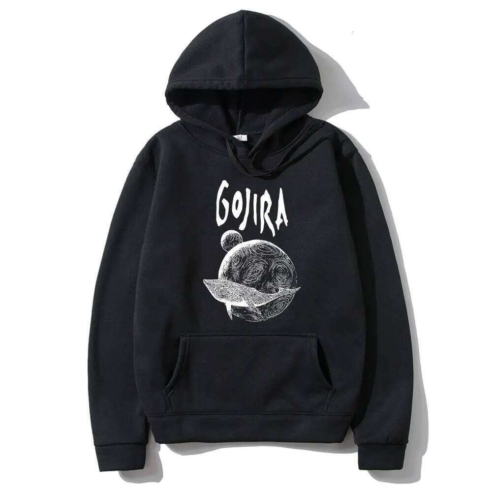 French Metal Band Gojira From Mars To Sirius Album Cover Print Hoodie Men Fashion Autumn fleece hoodie Regular fit Long Sleeves Z260314