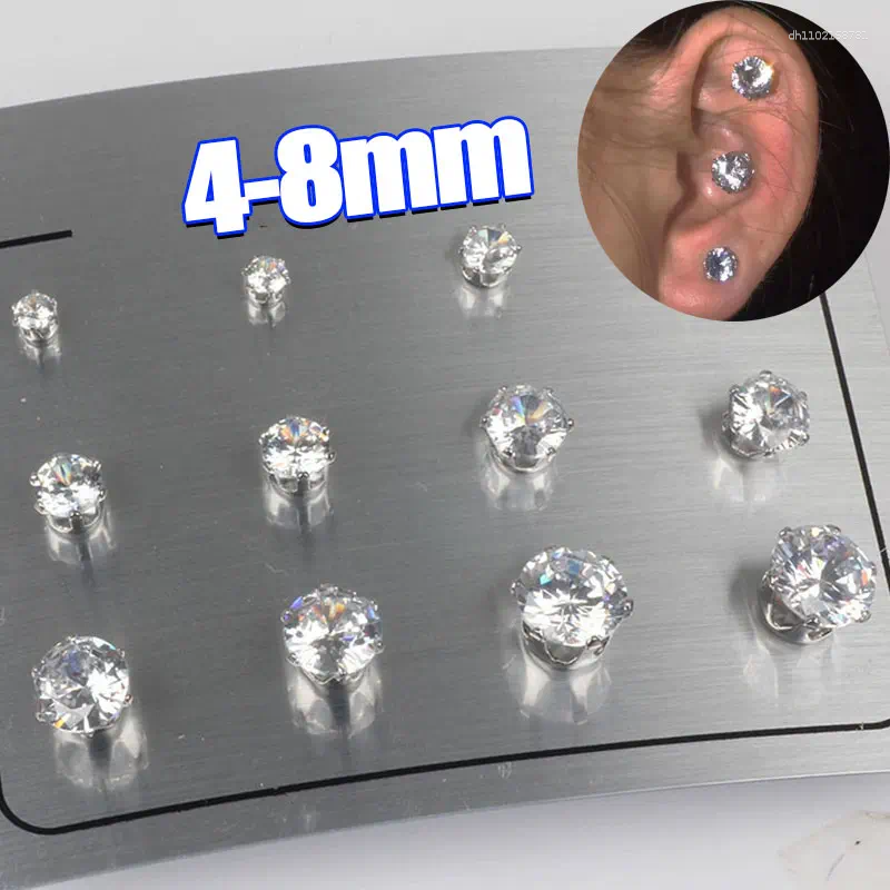 Stud Earrings 1-3pcs Magnetic Ear Clips Non Piercing Strong Magnet Fake Women Men Jewelry Clip For Kids Girls