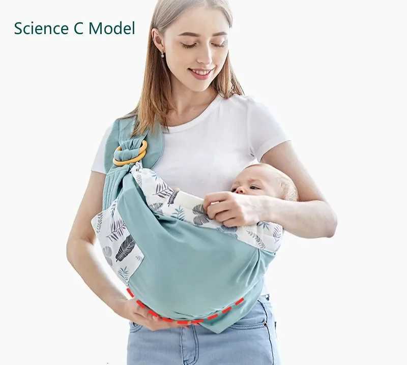 Baby Carries Cotton Wrap Sling Carrier Newborn Safety Ring Kerchief Baby Carrier Comfortable Infant Kangaroo Bag X260313