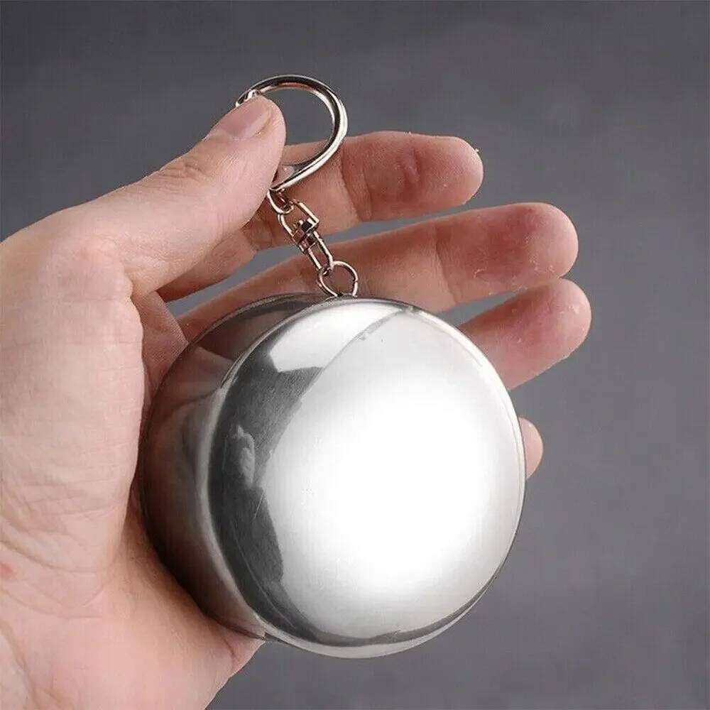 75/150/250ML Stainless Steel Folding Camping Cookware Retractable Teacups Teaware Camp Utensils Tableware Folded Z260313