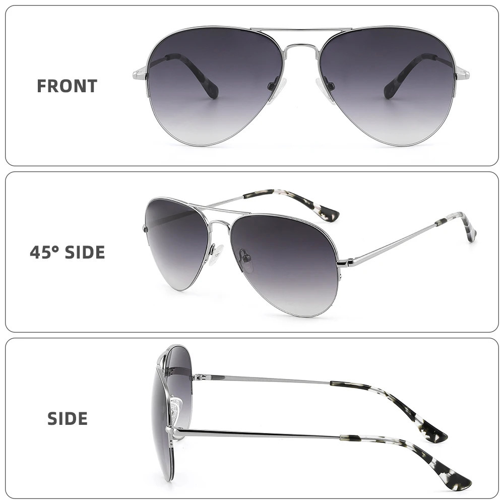2025 Polarized Sunglasses Men Metal Frame UV400 Unisex Fashion Sunglasses Male Solar Glasses Ladies 260312