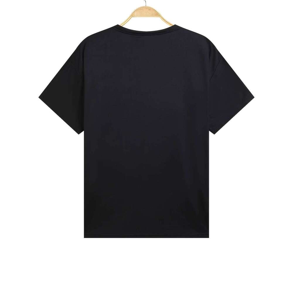 Women'S Casual Crew Neck T-Shirt, Polyester Knit Fabric with Medium Stretch, Short Sleeve, Regular Length Z260314