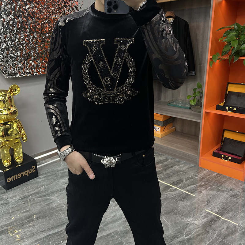 Designer Shirt Mens Clothes Elegance Long Sleeve Comfortable Fabric Casual Essentials Shirt High-end 2026 Luxury Daily Wear Popular
