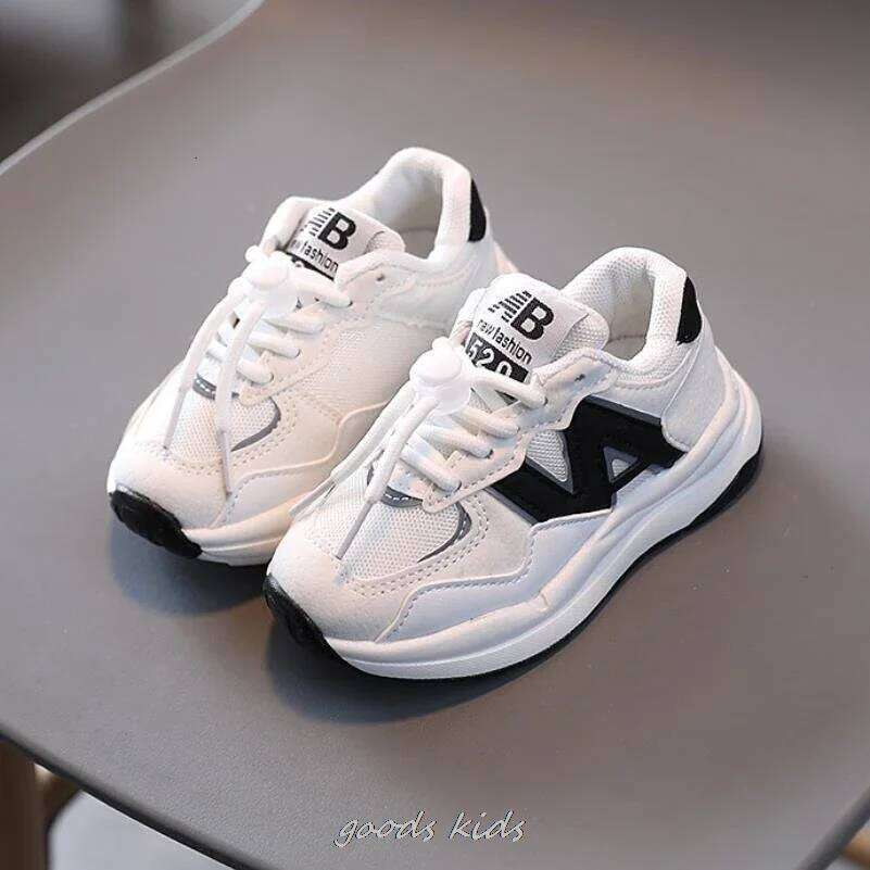 New Basket Kids Boys Non-slip for Children Sneakers Girls Shoes Anti-slippery Leather Running Footwear Trainers 26Y0313
