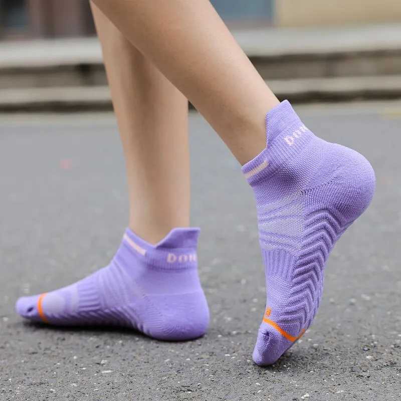 5 Pairs/Lot Men Sport Socks Athletic Cycling Socks Breathable Outdoor Socks Basketball Fitness Running Socks For Men And Women D260313