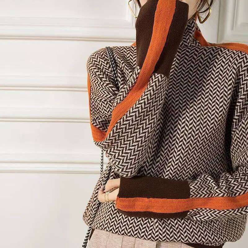 Epligg Turtleneck New Sweater Knitted Simple Soft Top Women Slim Warm Jumper 2025 Pullover Basic Female Woman Sweaters Z260313