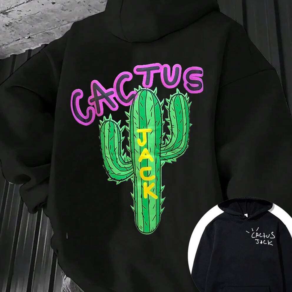 Funny Streetwear Hip Hop Men Woman Hoodies Travis Cantum Jack Print Unisex Top Fashion Casual Loose Couple Simple Clothing Z260314