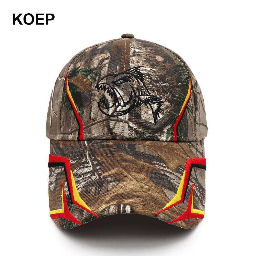 KOEP New Type Long Brim Caps Fishing Hat For Women Men Black Summer Baseball Cap Cool Embroidery Snapback Dad Hats Z260314