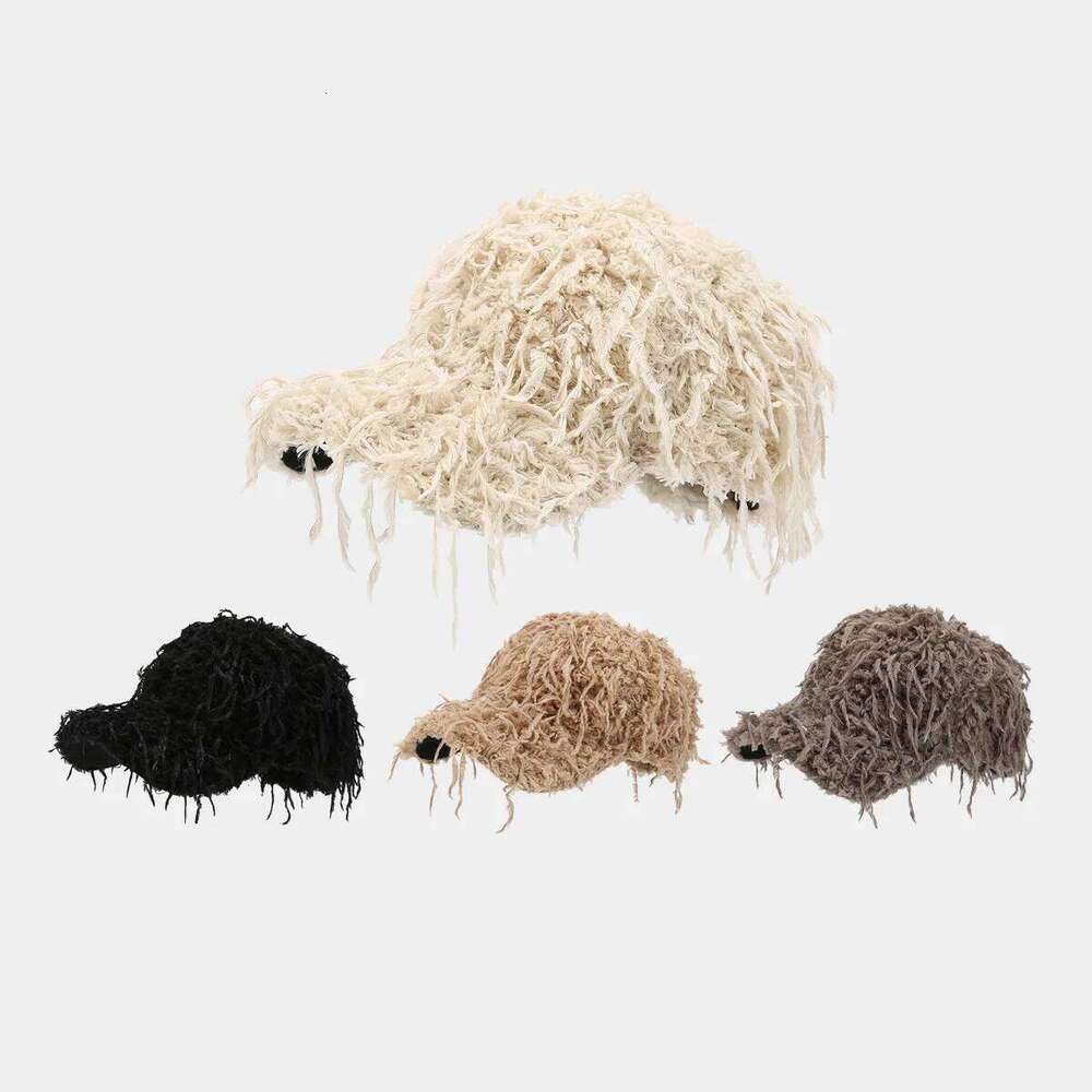 New Autumn Faux Fur Plush Warm Thick Baseball Cap Adjustable Winter Fashion Sports Hat Z260313
